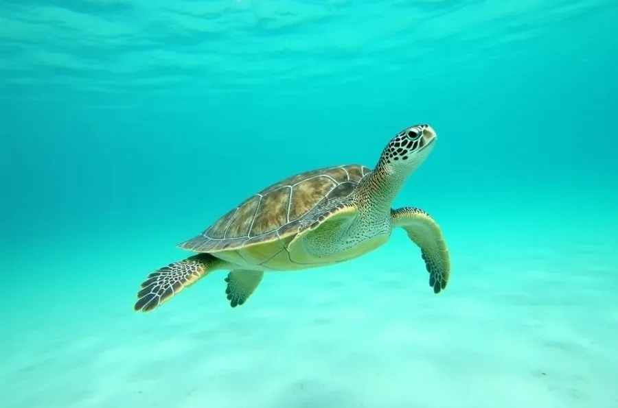 Swim with turtles in Aruba