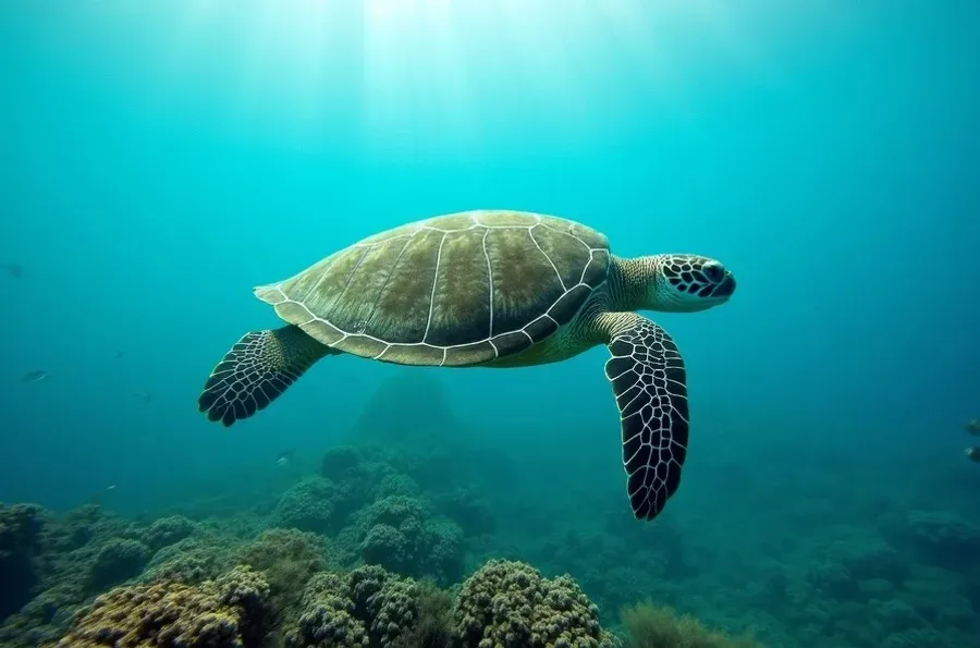 Swim with turtles in Bali