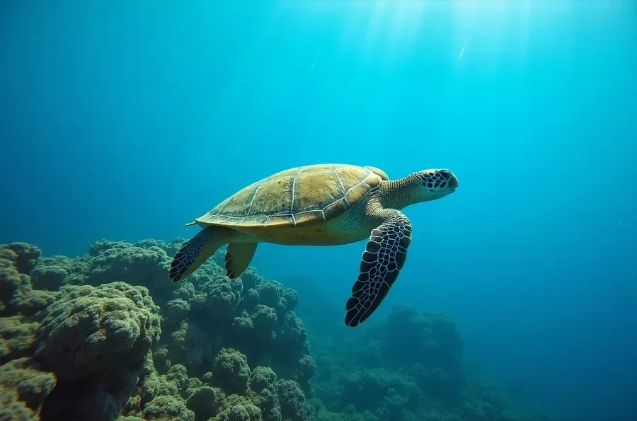 Swim with turtles in Bohol