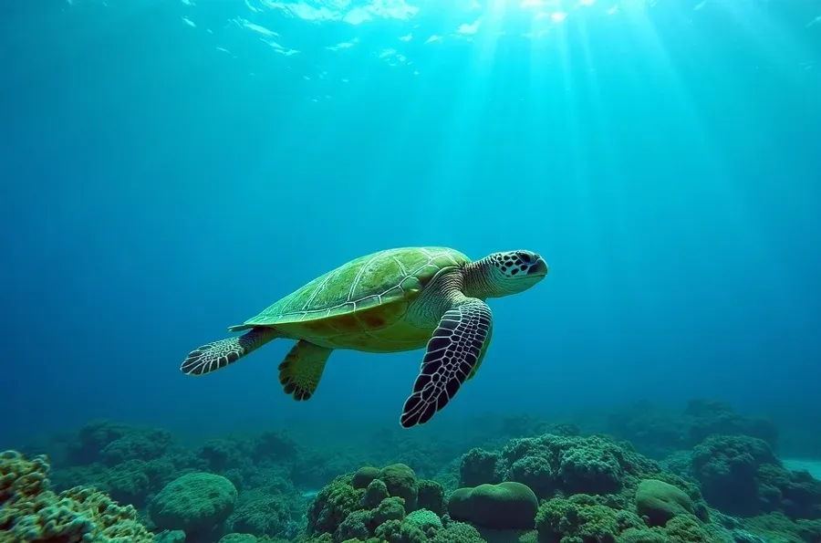 Swim with turtles in Oahu